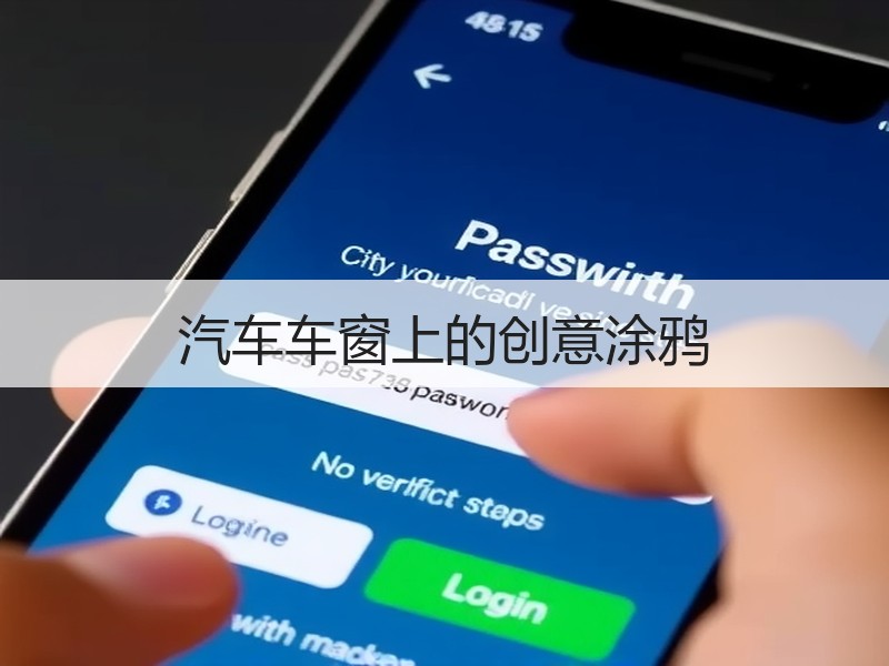 汽车车窗上的创意涂鸦
