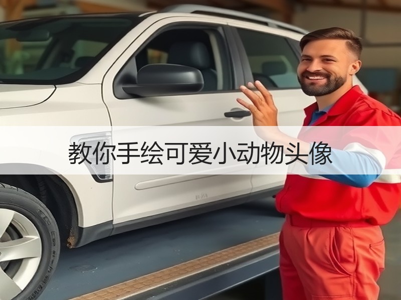 教你手绘可爱小动物头像