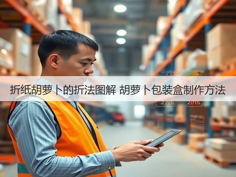 折纸胡萝卜的折法图解 胡萝卜包装盒制作方法