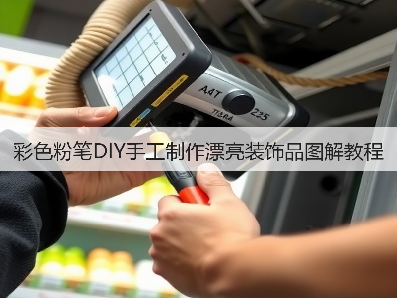 彩色粉笔DIY手工制作漂亮装饰品图解教程