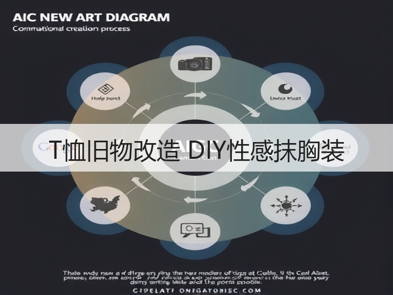 T恤旧物改造 DIY性感抹胸装