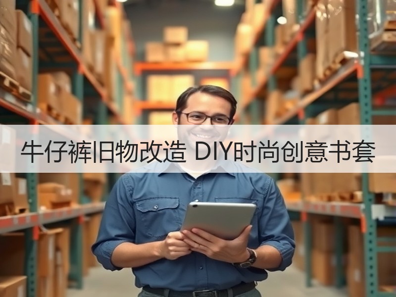 牛仔裤旧物改造 DIY时尚创意书套