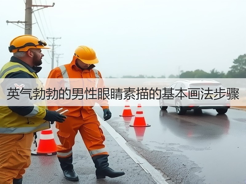 英气勃勃的男性眼睛素描的基本画法步骤