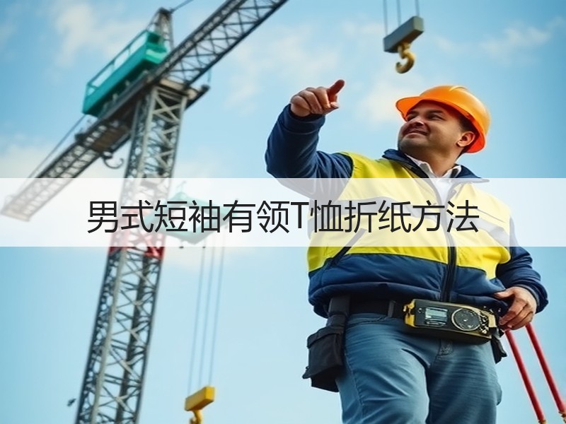 男式短袖有领T恤折纸方法
