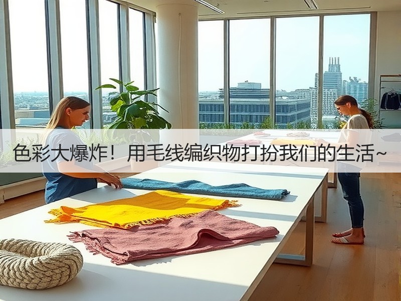 色彩大爆炸！用毛线编织物打扮我们的生活~