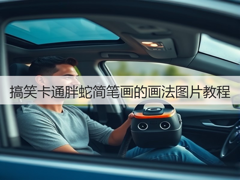 搞笑卡通胖蛇简笔画的画法图片教程