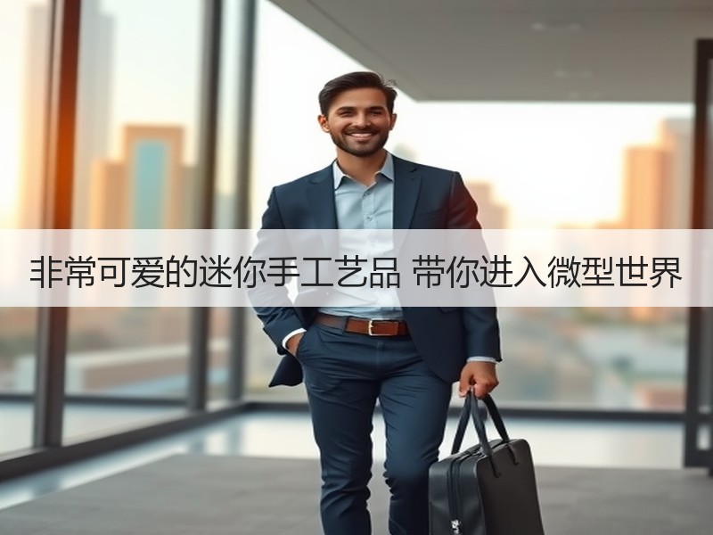 非常可爱的迷你手工艺品 带你进入微型世界