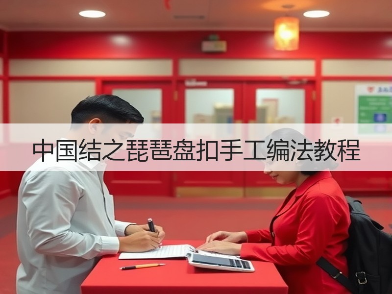 中国结之琵琶盘扣手工编法教程