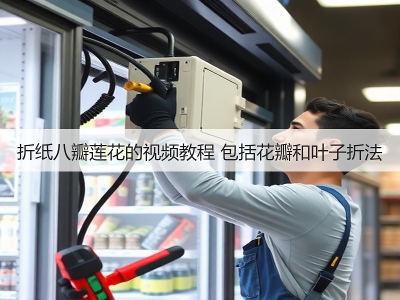 折纸八瓣莲花的视频教程 包括花瓣和叶子折法
