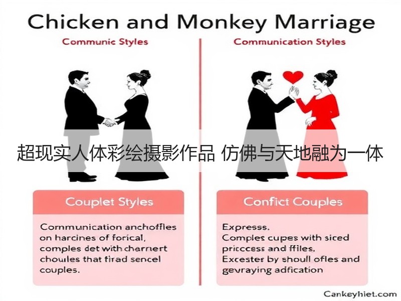 超现实人体彩绘摄影作品 仿佛与天地融为一体