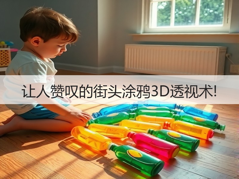 让人赞叹的街头涂鸦3D透视术!