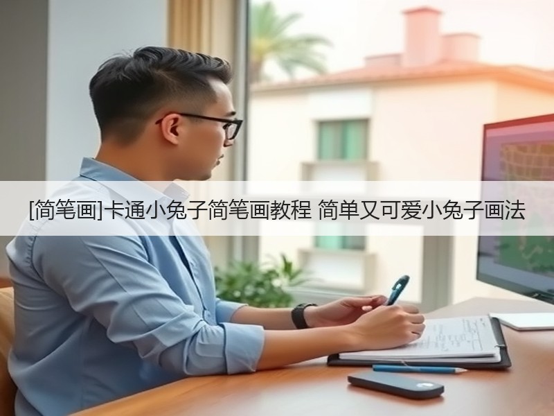 [简笔画]卡通小兔子简笔画教程 简单又可爱小兔子画法