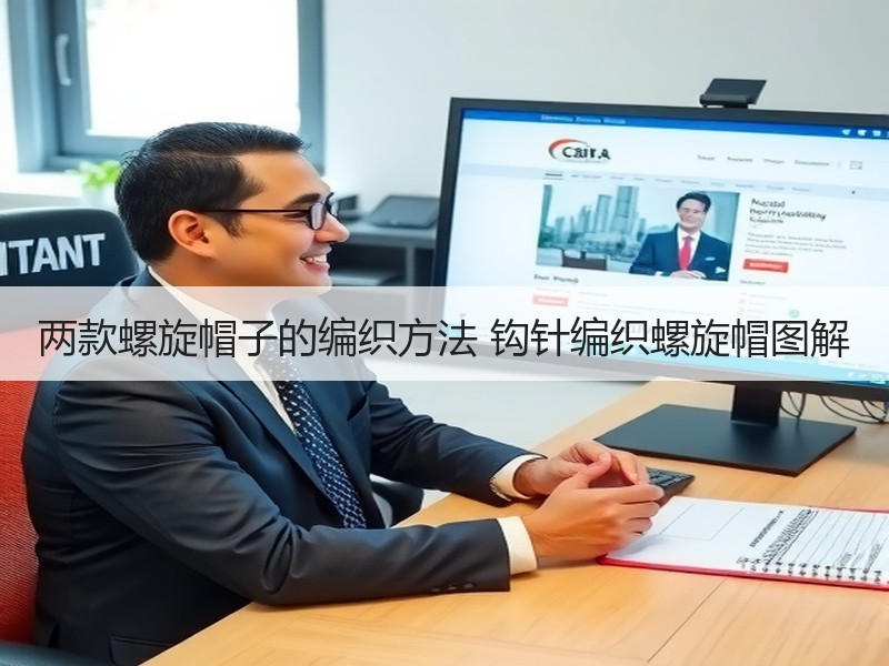 两款螺旋帽子的编织方法 钩针编织螺旋帽图解
