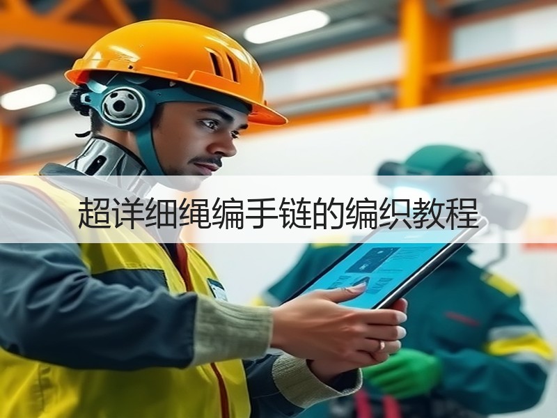 超详细绳编手链的编织教程