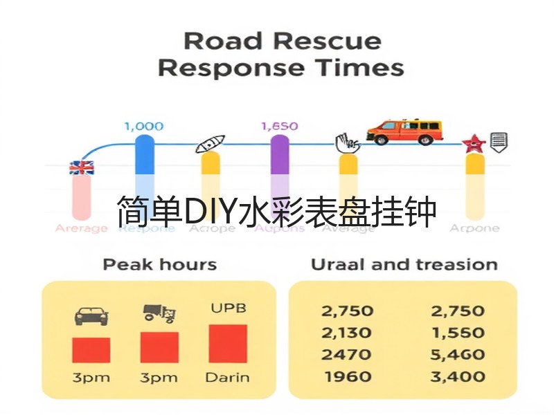 简单DIY水彩表盘挂钟