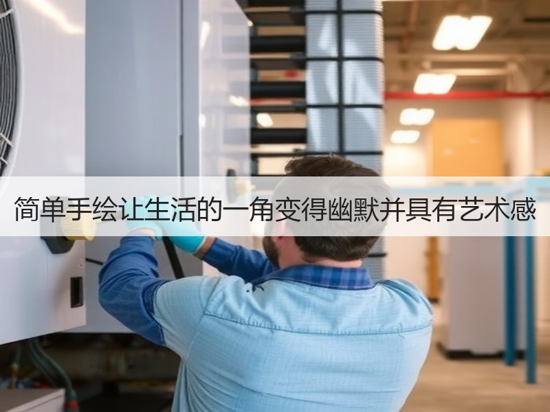 简单手绘让生活的一角变得幽默并具有艺术感