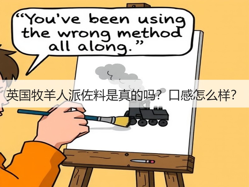 英国牧羊人派佐料是真的吗？口感怎么样？