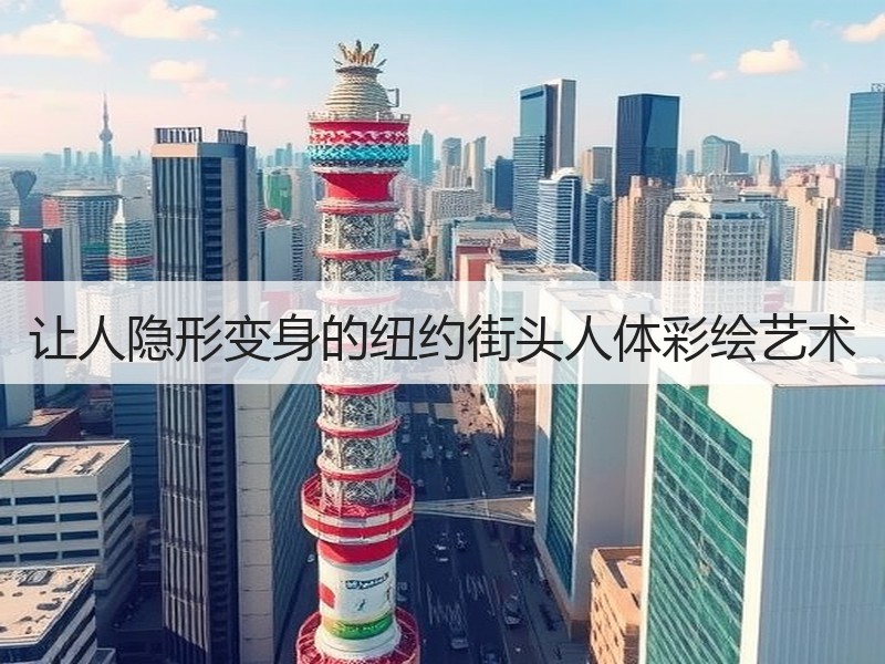 让人隐形变身的纽约街头人体彩绘艺术
