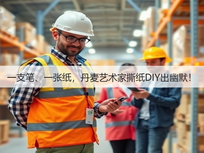 一支笔、一张纸，丹麦艺术家撕纸DIY出幽默！