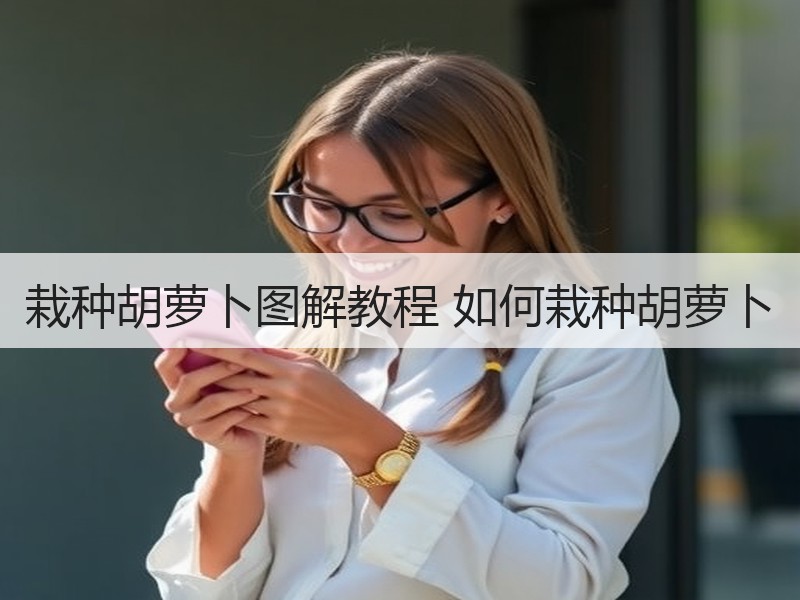 栽种胡萝卜图解教程 如何栽种胡萝卜