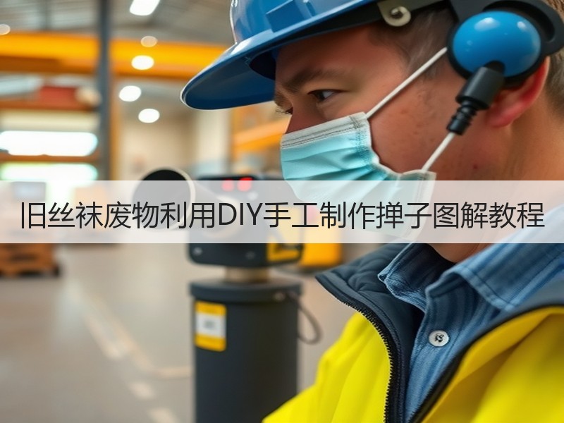 旧丝袜废物利用DIY手工制作掸子图解教程