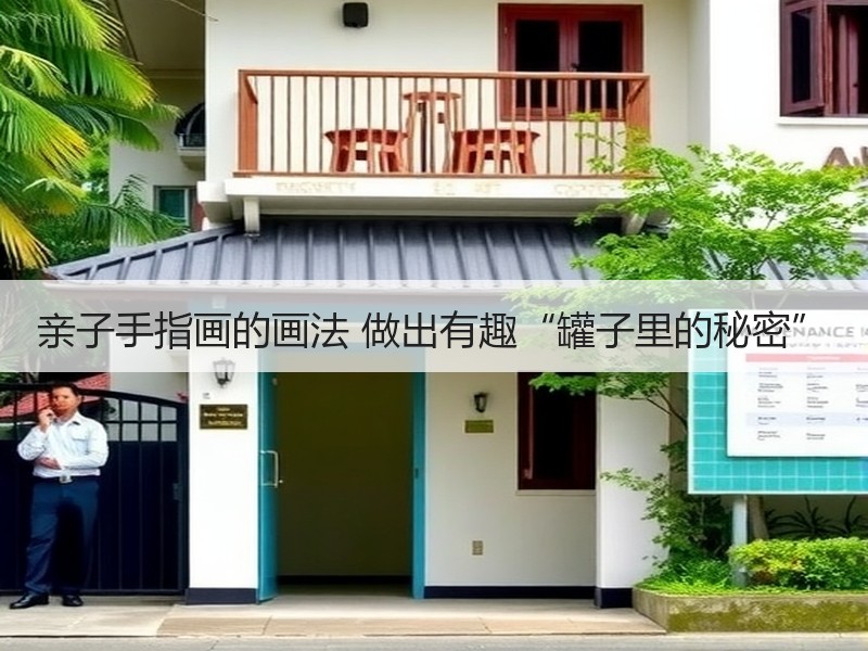 亲子手指画的画法 做出有趣“罐子里的秘密”