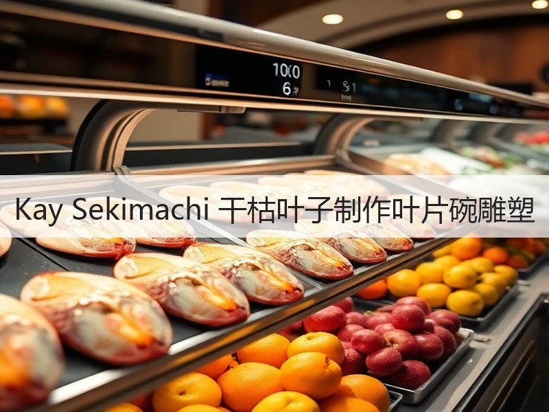 Kay Sekimachi 干枯叶子制作叶片碗雕塑