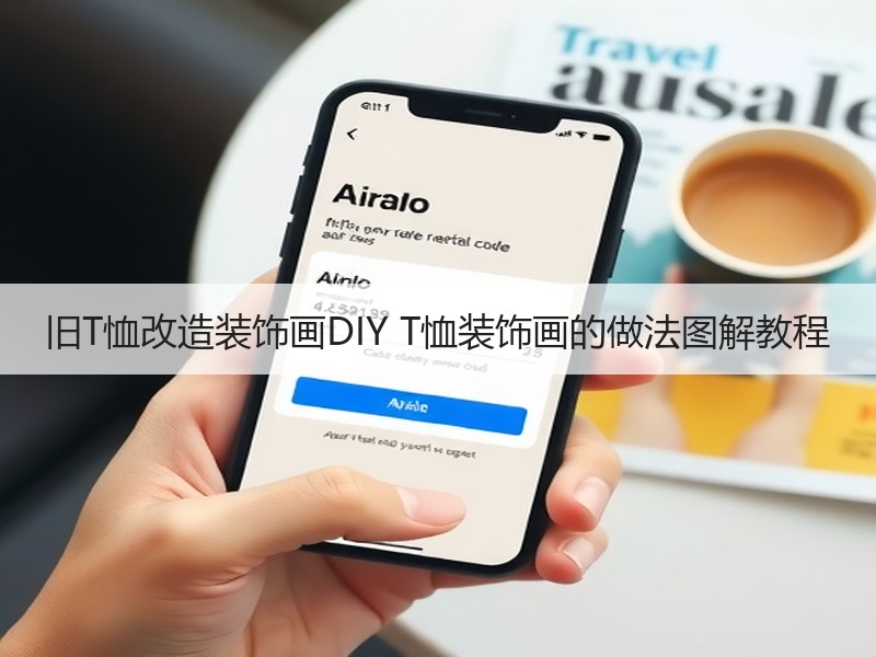 旧T恤改造装饰画DIY T恤装饰画的做法图解教程