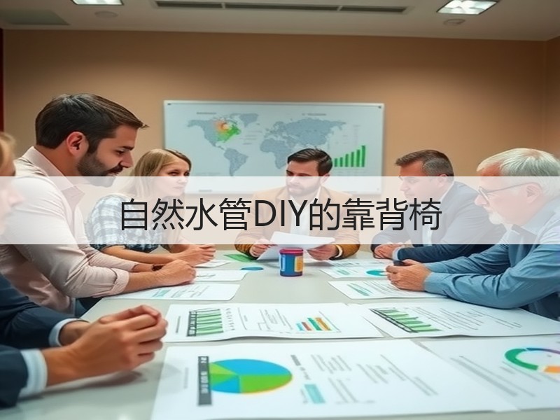 自然水管DIY的靠背椅
