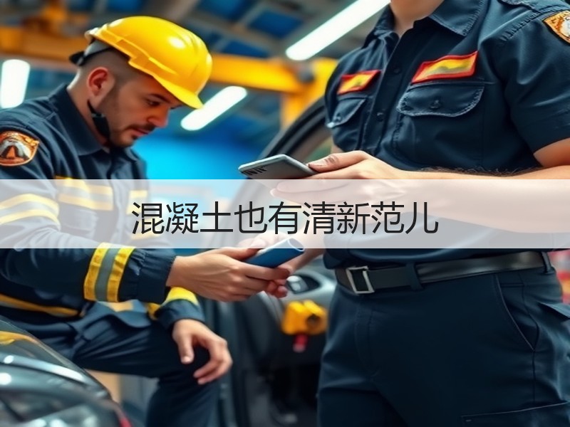 混凝土也有清新范儿