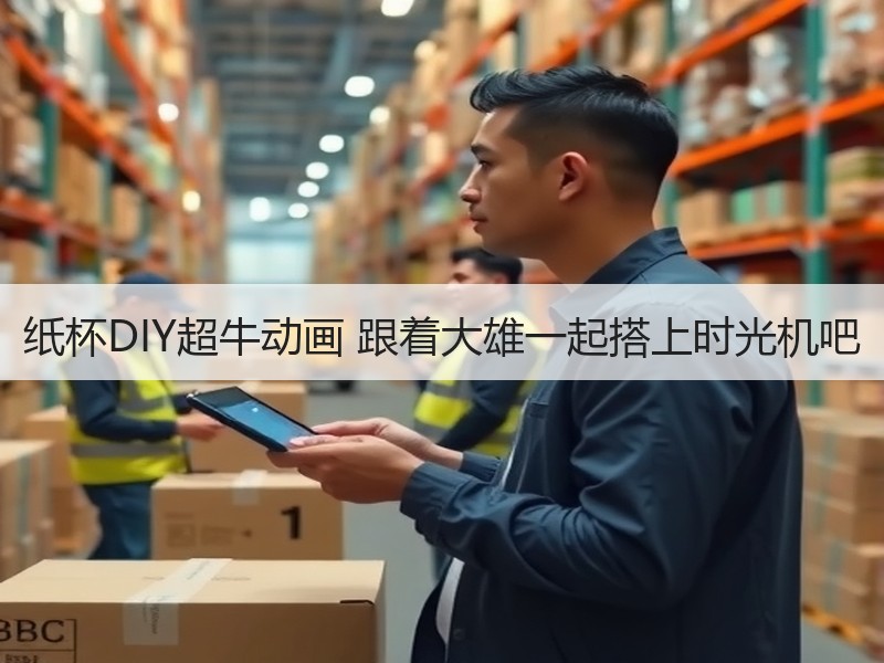 纸杯DIY超牛动画 跟着大雄一起搭上时光机吧