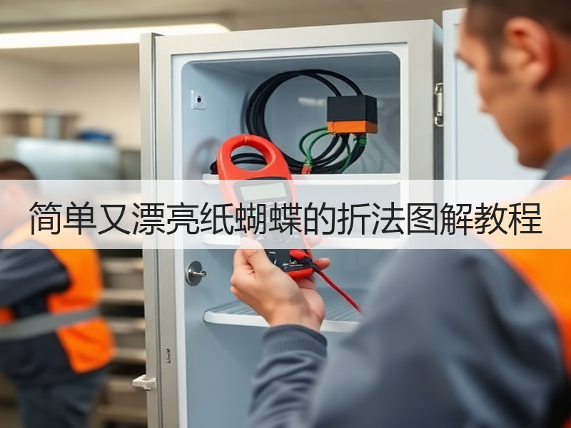 简单又漂亮纸蝴蝶的折法图解教程