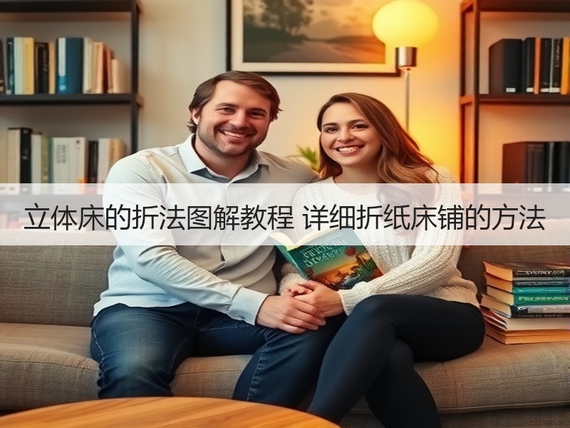 立体床的折法图解教程 详细折纸床铺的方法