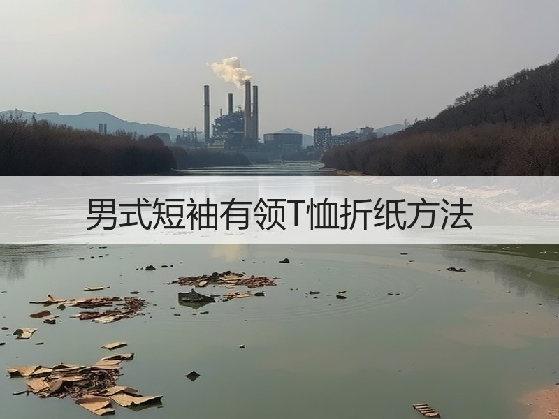 男式短袖有领T恤折纸方法