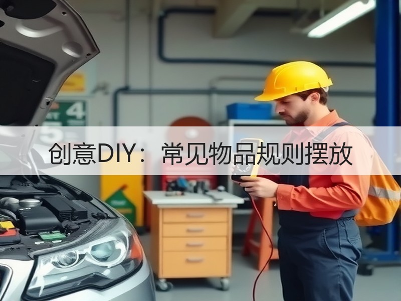 创意DIY：常见物品规则摆放