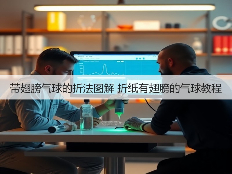 带翅膀气球的折法图解 折纸有翅膀的气球教程