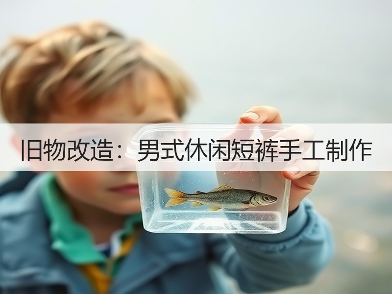 旧物改造：男式休闲短裤手工制作