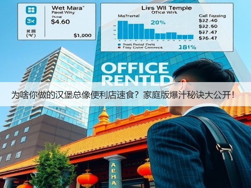 为啥你做的汉堡总像便利店速食？家庭版爆汁秘诀大公开！