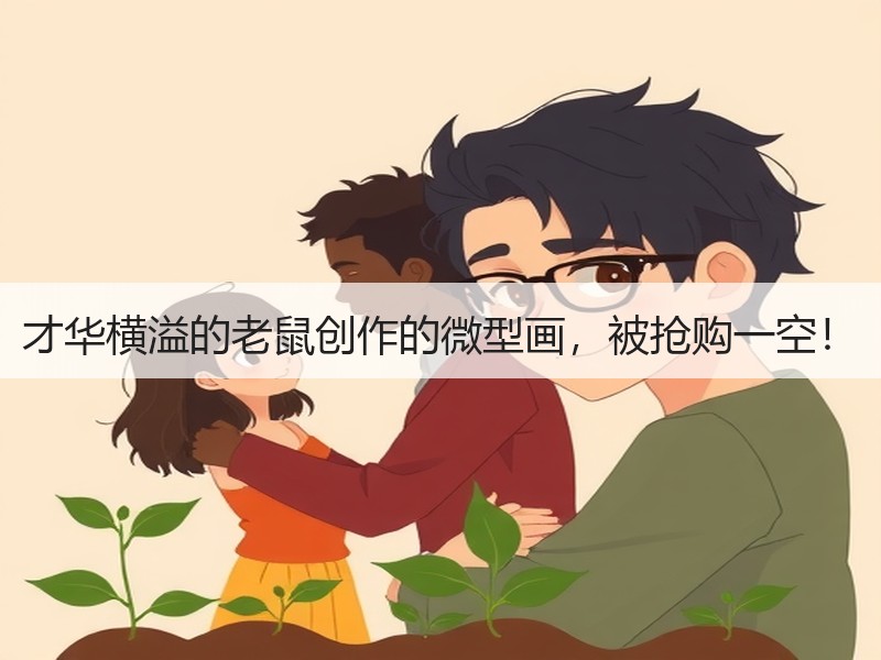 才华横溢的老鼠创作的微型画，被抢购一空！