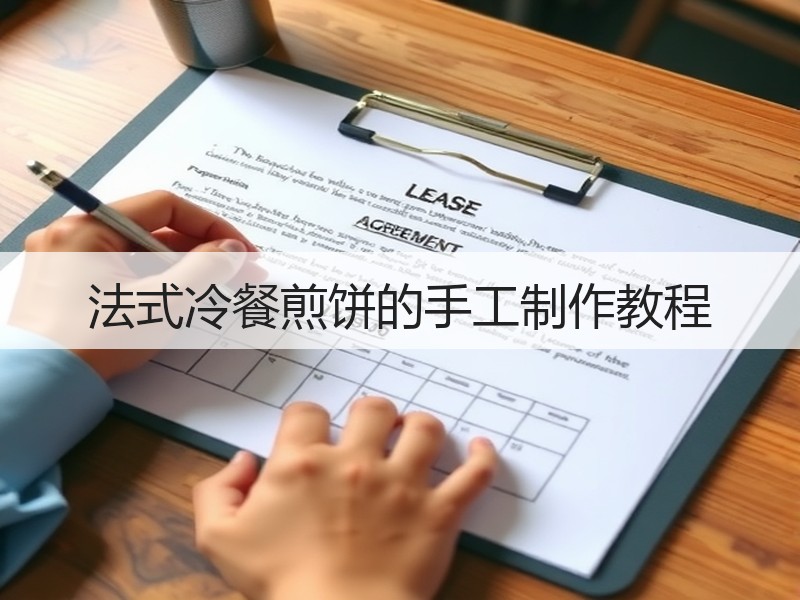 法式冷餐煎饼的手工制作教程
