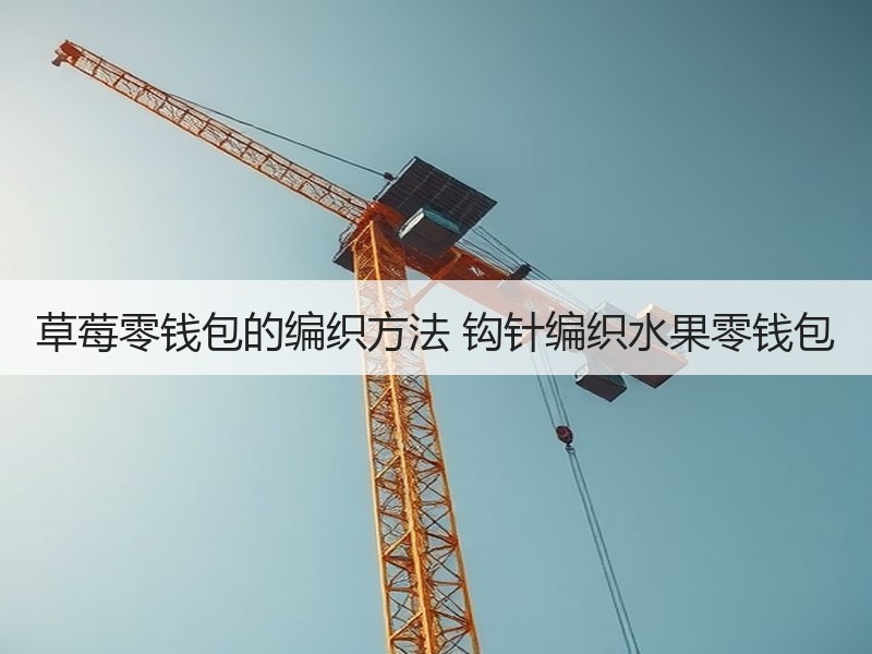 草莓零钱包的编织方法 钩针编织水果零钱包