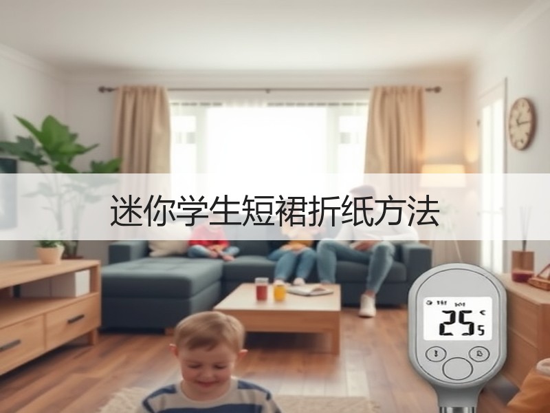 迷你学生短裙折纸方法