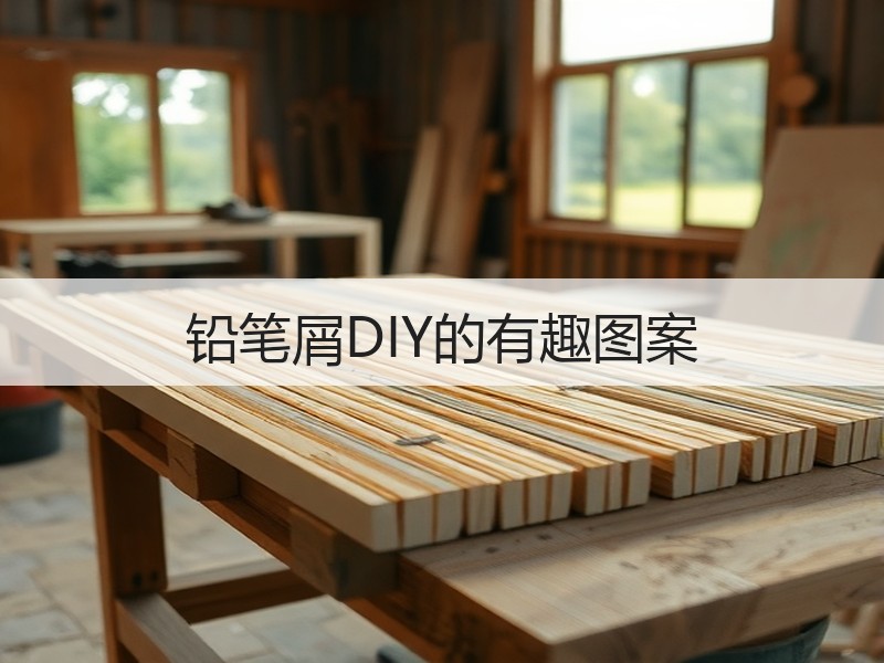 铅笔屑DIY的有趣图案