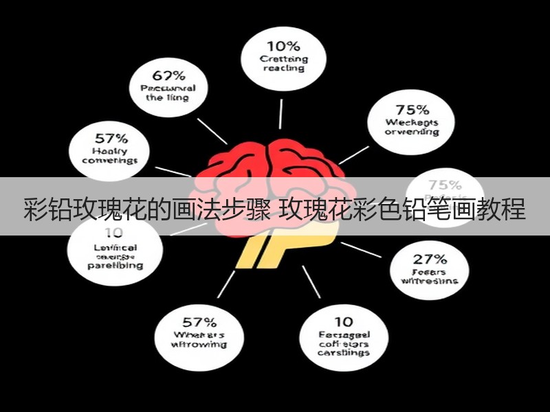 彩铅玫瑰花的画法步骤 玫瑰花彩色铅笔画教程