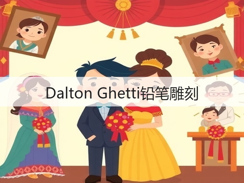 Dalton Ghetti铅笔雕刻