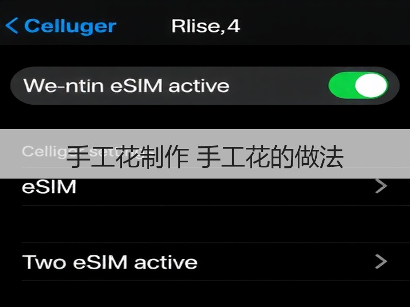 手工花制作 手工花的做法