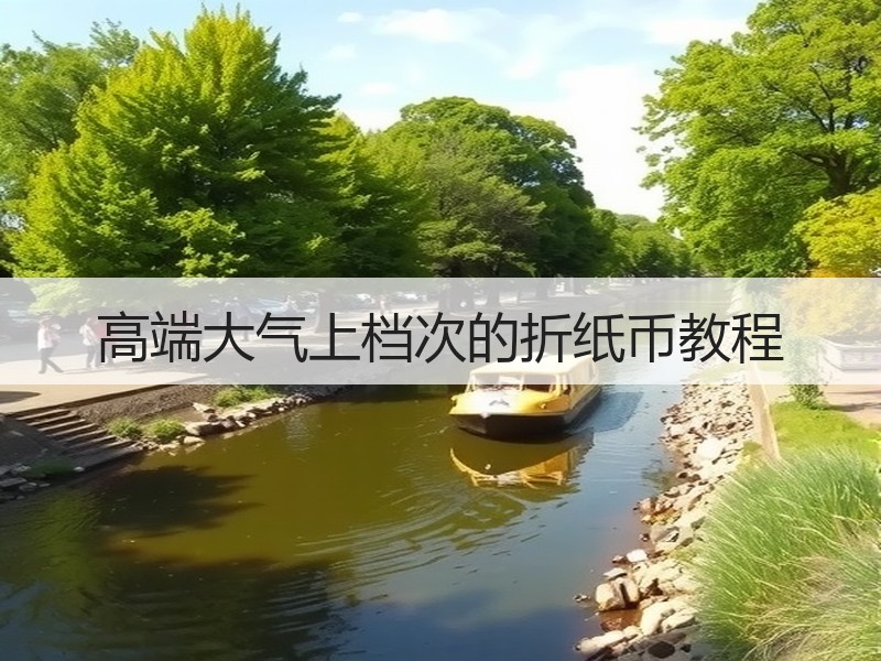 高端大气上档次的折纸币教程
