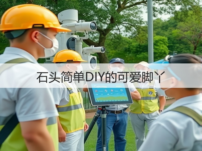 石头简单DIY的可爱脚丫