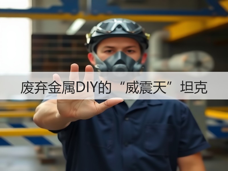 废弃金属DIY的“威震天”坦克