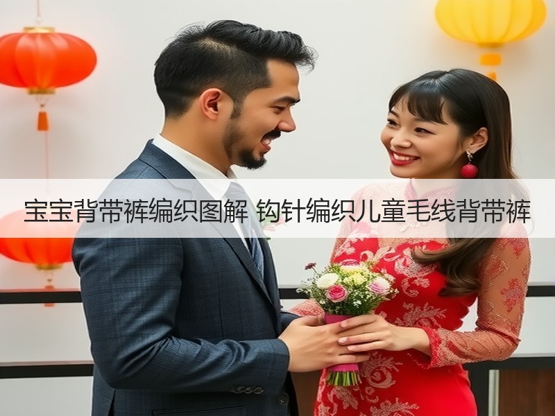 宝宝背带裤编织图解 钩针编织儿童毛线背带裤